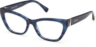 Max Mara Mm 5228 Cat-eye Frame - unisex - Brillen - Blauw - 53 MM - Accessoires