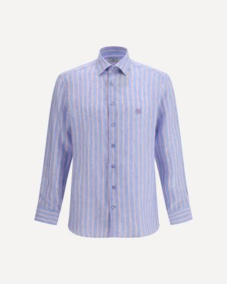 Etro Striped linen Shirt Male 42