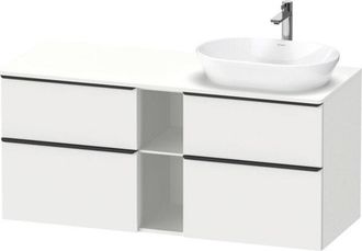 Duravit D-Neo, meuble sous-lavabo suspendu (d&eacute;coupe &agrave; droite), - Duravit