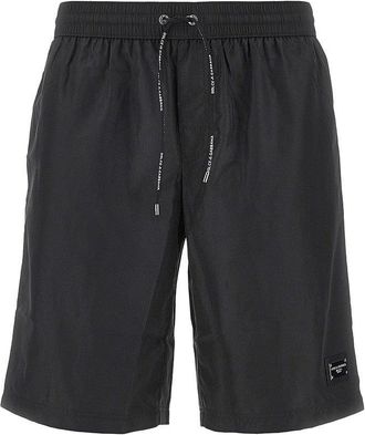 Dolce & Gabbana Swimshorts with logo plate Man II