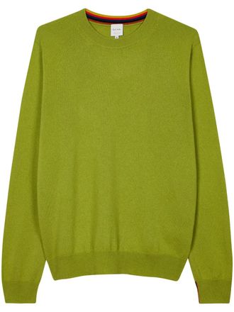 Paul Smith cashmere crew-neck sweater - men - Cashmere - L - Green