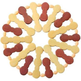 OEM Manteles Individuales, Salvamanteles, Cuencos De Bamb&uacute;, Salvamanteles, Salvamanteles Resistentes Al Calor, Manteles Individuales De Bamb&uacute;, Juego De 3.