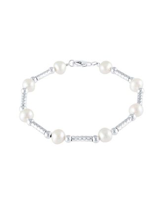 Splendid Pearls Silver 7-8Mmmm Pearl Bracelet
