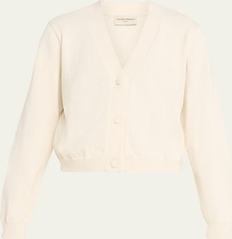 Officine G&eacute;n&eacute;rale Serena Cotton Cashmere Knit Cardigan