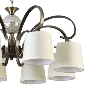 Fabrilamp L&aacute;mpara Concordia Cuero/beige Regulable D75