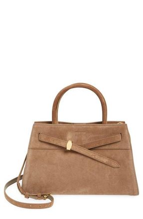Veronica Beard Suede Dash Bag in Bark at Nordstrom