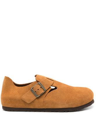 Birkenstock London suede loafers - women - Leather/Leather/Rubber - 39 Regular - Brown