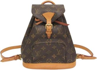 Louis Vuitton Pre-owned Backpacks, female, Brown, Size: ONE SIZE Pre-owned Canvas louis-vuitton-bags