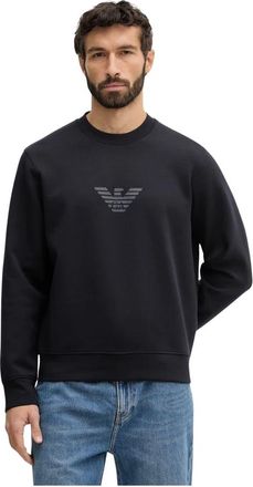 Emporio Armani Hombre, Sudaderas, Azul, Talla: L