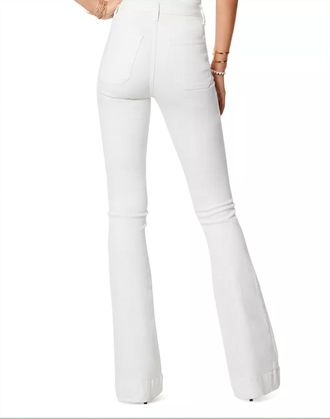 Ramy Brook Cindy Exposed Button Boot Jeans In White