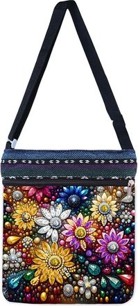 Generic Tree Of Life Shopping Bag Crossbody Bag Rhinestones Satchel Bag 5D Gem Dots Art Messenger Bag for Adults Beginners