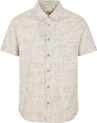 Mountain Warehouse Preston Illustration Shirt in Beige at Nordstrom, Size 4X-Large