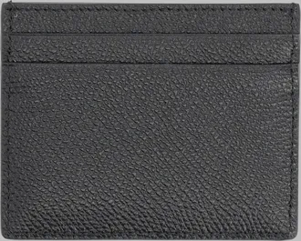 Valentino Garavani VLogo Signature Leather Card Case - Black
