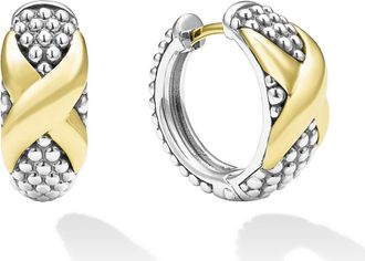 Lagos Embrace Hoop Earrings in Gold/Silver at Nordstrom