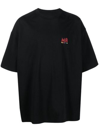 Martine Rose logo-print cotton T-shirt - Black