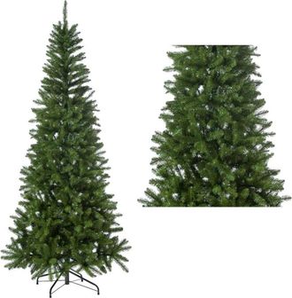 Trade Shop Trade Shop - Albero Di Natale Slim Nataluna Mod. Stelvio Altezza 240 Cm Base A Croce 825 Rami