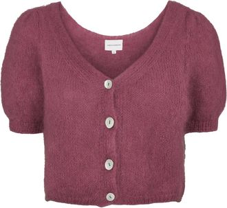 Americandreams Harper Cardigan - Dames - Vesten - Rood - M - Wol - Truien & Vesten