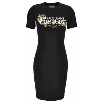 Versace Jeans Couture Korte Jurk - Dames - Korte kleedjes - Zwart - XS - Kleedjes