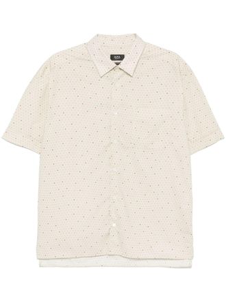 A.P.C. Ross shirt - men - Cotton - M - Neutrals
