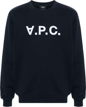 A.P.C. Sweaters Blue
