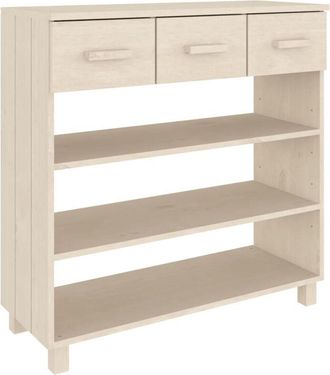 vidaXL Vidaxl - Console Table hamar Honey Brown 90x35x90 cm Solid Wood Pine