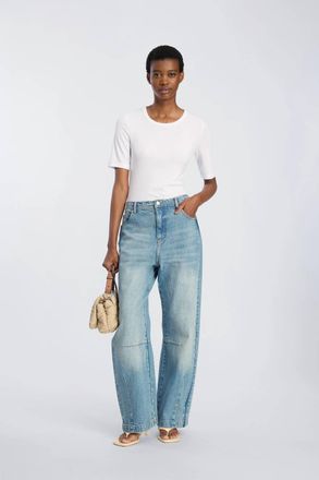 Munthe Bodhi Barrel Jean In Blue