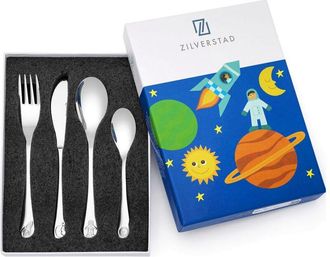 OEM Cubiertos Infantiles Con Grabado, Juego Cosmos Tama&ntilde;o: 160x170x160x130 Mm Sku: Zv4261070