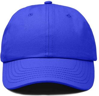 Dalix Classic Cotton Dad Cap in Royal Blue at Nordstrom