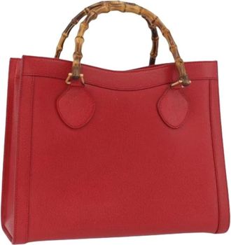 Gucci Pre-owned Handbags, female, Red, Size: ONE SIZE Pre-owned Vintage Hand Bag