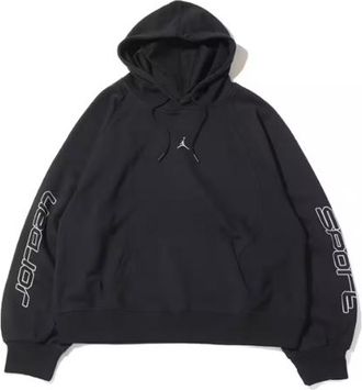 Nike Jordan (WMNS) Air Jordan Sport Graphic Fleece Hoodie Asia Sizing Black FD7374-010