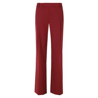 Federica Tosi Dames, Broeken, Rood, Maat: XS