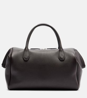 The Row Faye leather bowling bag