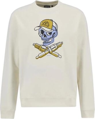 Barbour Vintage Sweatshirt Whisper White - Heren - Sweatshirts - Wit - XL - Katoen - Hoodies & sweatvesten