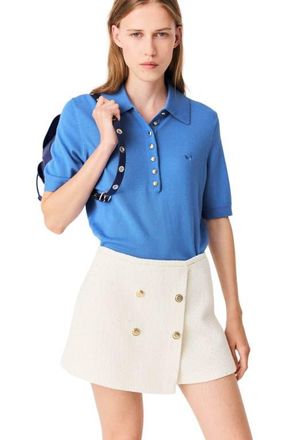 Maje Tweed skort in Ecru at Nordstrom, Size 42 Eu