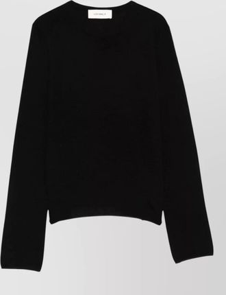 Lisa Yang cashmere fine-knit crew-neck long-sleeve sweater