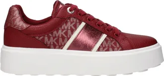 Michael Kors Sneakers Romey Damess Stof Rood/Kersen