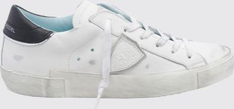 Philippe Model Sneakers Prsx basse bicolore in pelle di vitello con scudetto