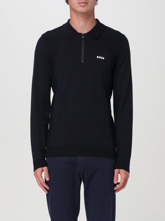 HUGO BOSS Paseo Lange Mouwen Gebreide Polo