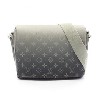 Louis Vuitton Khaki Coated Canvas Leather Handbag Shoulder Bag (Pre-Owned)