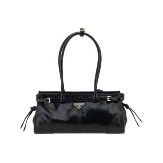 Prada Galleria Bag - female - Prada - Shoulder Bags - Black - ONE SIZE - Bags