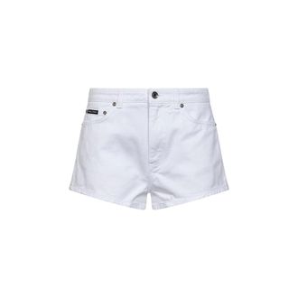Dolce & Gabbana Denim Shorts, female, White, Size: XS Denim Shorts