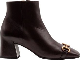 Mara Bini Schoenen, Dames, Bruin, 38 1/2 EU, Heeled Boots