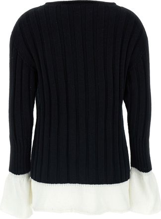 Issey Miyake Womens Bicolor Cotton Cardigan Clothing