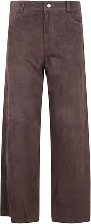 Max Mara Straight Jeans - Dames - Regular Fit Jeans - Bruin - S - Jeans
