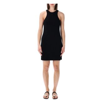 Anine Bing Short Dresses, female, Black, Size: S Cole Mini Dress