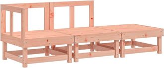 vidaXL Juego De Muebles De Jard&iacute;n 3 Pzas Madera Maciza Abeto Douglas Vidaxl