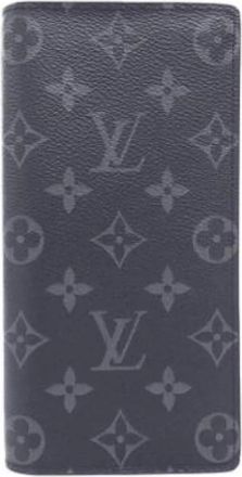 Louis Vuitton Pre-owned Wallets, male, Black, Size: ONE SIZE Pre-owned Long wallet (bi-fold)