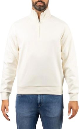 H&egrave;SKIMO Zip-through Sweatshirt - Heren - Sweatshirts & Hoodies - Wit - Maat: M Katoen