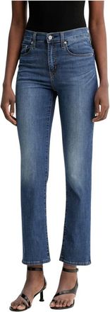 Levi's Dames, Jeans, Blauw, Maat: W28 L34 Katoen