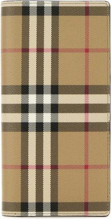 Burberry Gedrukte Canvas Portemonnee - Heren - Portefeuilles - Veelkleurig - ONE Size - Katoen - Accessoires